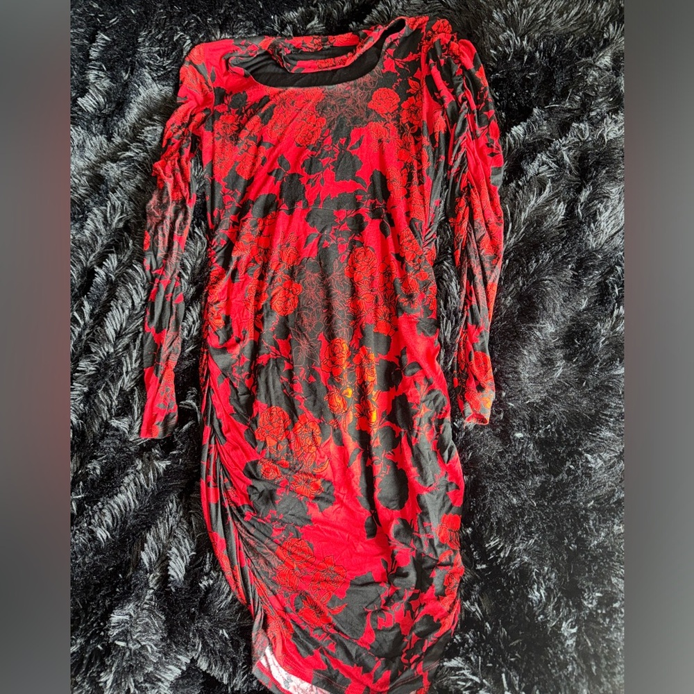 Guess Black & Red Dress